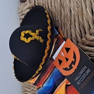 Pet costume sz xsmall Panch with hat